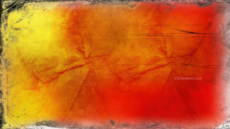 Red and Yellow Grunge Background Texture Image