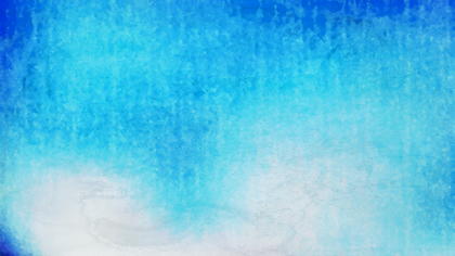 Blue Watercolour Grunge Texture Background