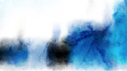 Blue and White Watercolour Grunge Texture Background Image
