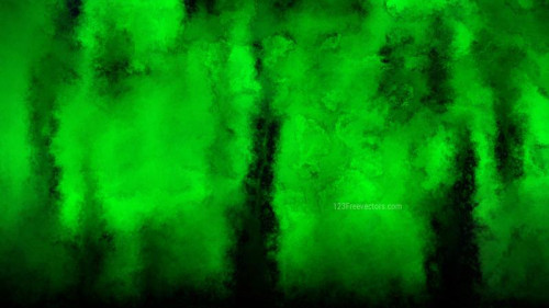 Cool Green Grunge Watercolour Background