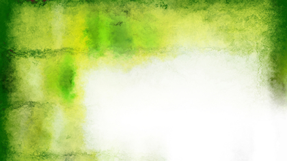 Green and White Watercolor Background Image