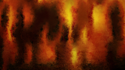 Orange and Black Watercolor Grunge Texture Background Image
