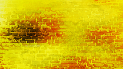 Orange and Yellow Watercolor Texture Background