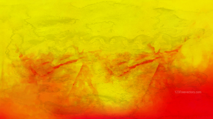 Red and Yellow Watercolor Background Texture