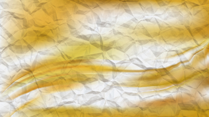 White and Gold Crumpled Paper Texture Background Image