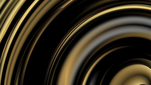 Abstract Black and Gold Background Design
