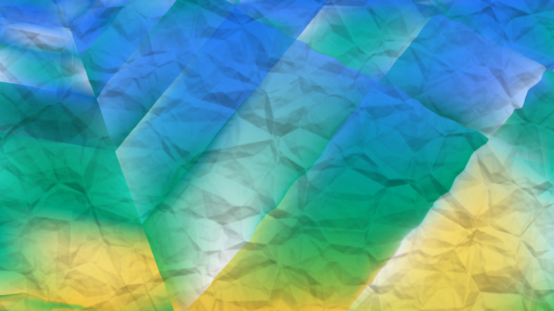 Abstract Blue Green and Yellow Background Design