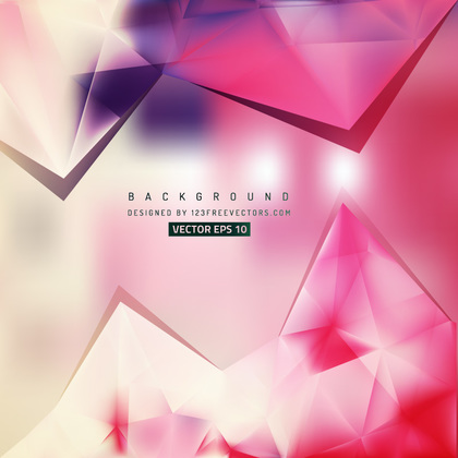 Abstract Pink Beige Triangular Background Design