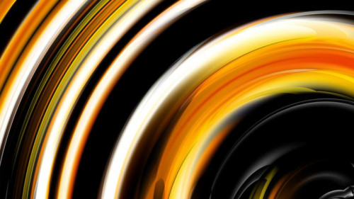 Abstract Orange Black and White Graphic Background