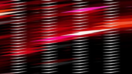 Abstract Red and Black Horizontal Lines and Stripes Background Vector