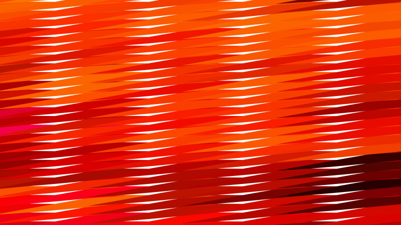 Abstract Red and Orange Horizontal Lines and Stripes Background Vector