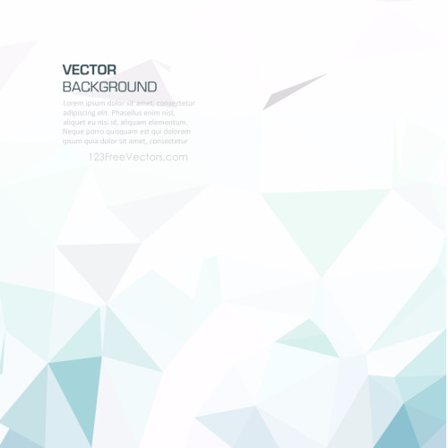 Light Blue Abstract Polygonal Triangular Background Clip Art