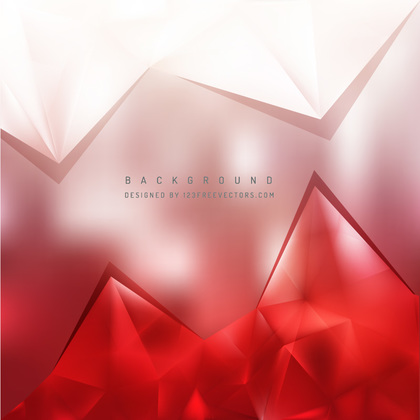 Abstract Light Red Polygonal Triangular Background
