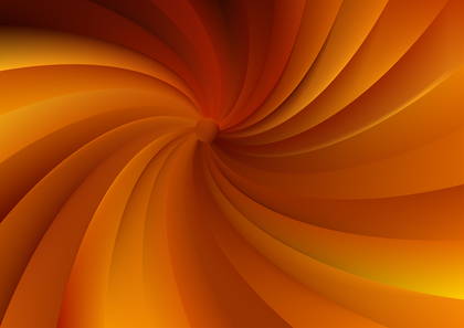 Dark Orange Spiral Background Design