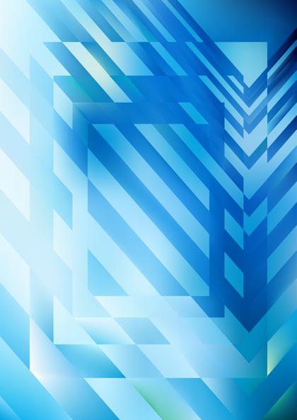 Abstract Blue and White Geometric Shapes Background Vector