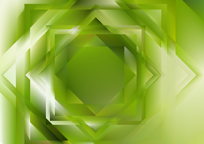 Abstract Green and White Geometric Background