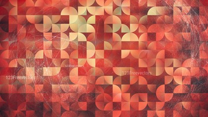 Beige and Red Abstract Quarter Circles Background Image