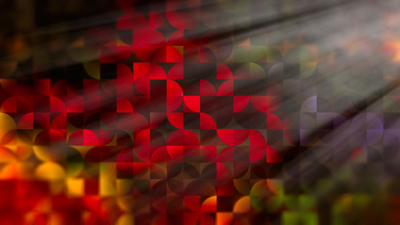 Abstract Black Red and Green Quarter Circles Background Image