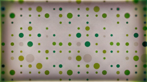 Brown and Green Seamless Geometric Circle Background Pattern Image