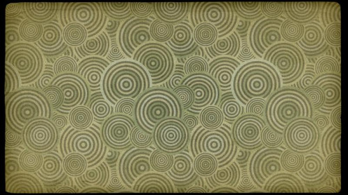 Brown and Green Seamless Circle Pattern Background Image