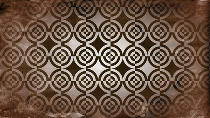 Dark Brown Circle Grunge Pattern Background