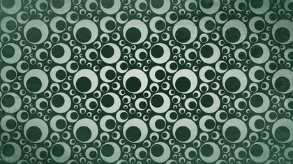 Dark Green Seamless Geometric Circle Background Pattern Image