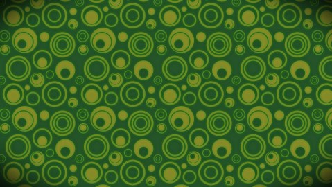 Dark Green Geometric Circle Background Pattern Image