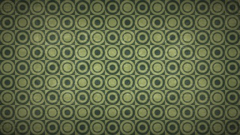 Dark Green Seamless Geometric Circle Background Pattern Image