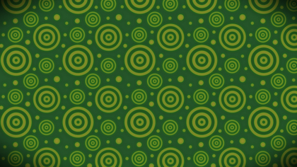 Dark Green Geometric Circle Pattern Background Image