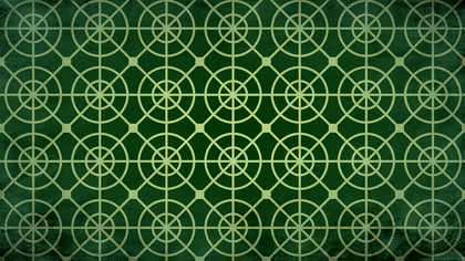 Dark Green Circle Pattern Background Image