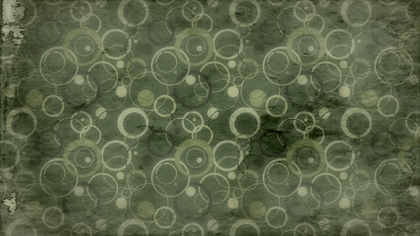 Dark Green Grunge Seamless Circle Wallpaper Background Design