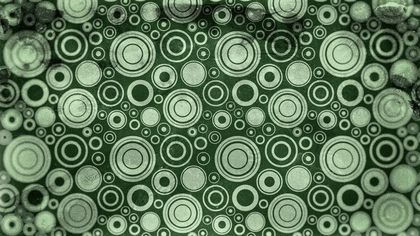 Dark Green Grunge Seamless Geometric Circle Wallpaper Background Design