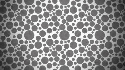 Dark Grey Circle Pattern Background Image