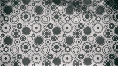 Dark Grey Seamless Circle Grunge Background Pattern Graphic