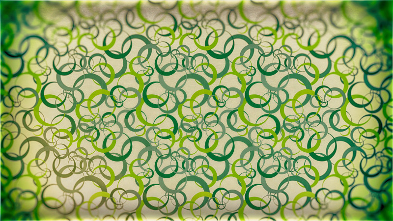 Green and Beige Circle Background Pattern Image