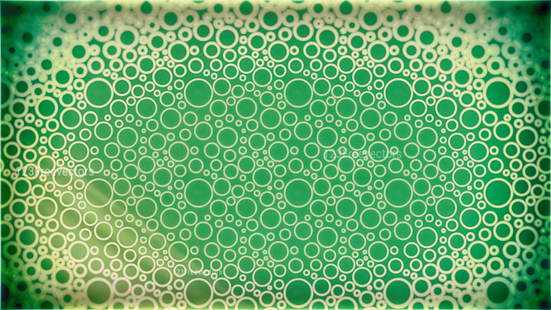 Green and Beige Seamless Circle Pattern Background Image