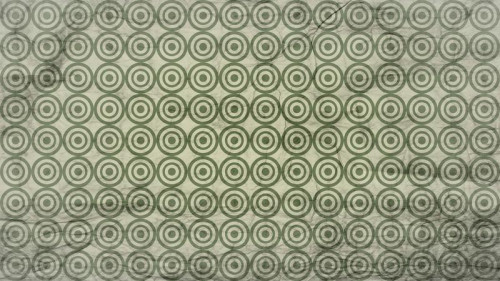 Green and Beige Seamless Geometric Circle Pattern Background Image