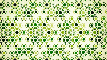 Green and Beige Geometric Circle Pattern Background Image