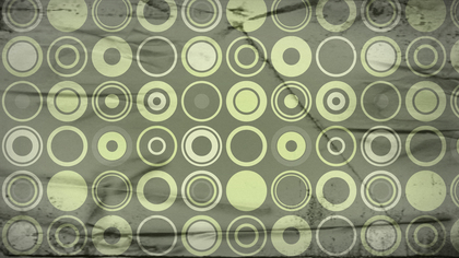 Green and Beige Circle Grunge Pattern Background Design