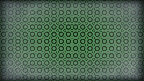 Green and Black Seamless Geometric Circle Pattern Background Image