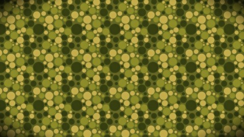 Green and Gold Seamless Geometric Circle Pattern Background Image