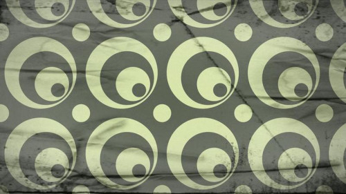 Green and Grey Grunge Seamless Circle Pattern Background