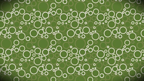 Green and White Geometric Circle Pattern Background Image