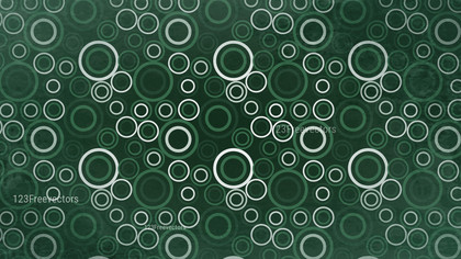 Green and White Circle Background Pattern Image