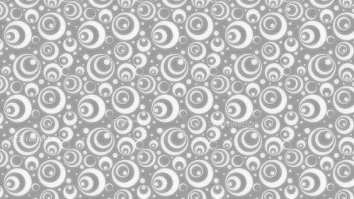 Grey and White Seamless Geometric Circle Background Pattern Image