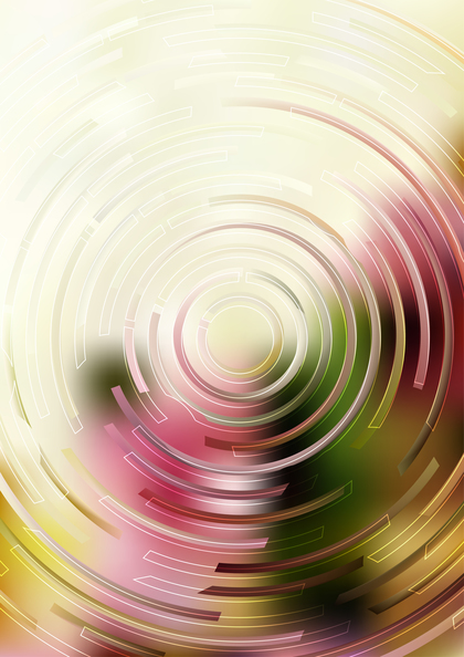 Abstract Light Color Circle Background
