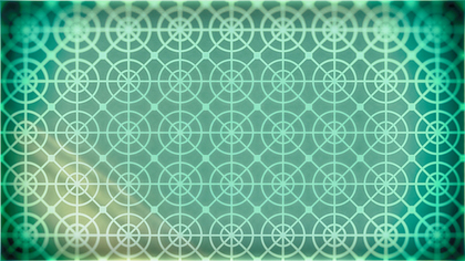 Mint Green Seamless Geometric Circle Pattern Background Image
