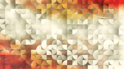 Abstract Orange and Beige Quarter Circles Background Image