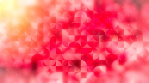 Abstract Pink and Orange Quarter Circles Background