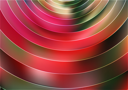 Pink Red and Green Abstract Circle Background Vector Art